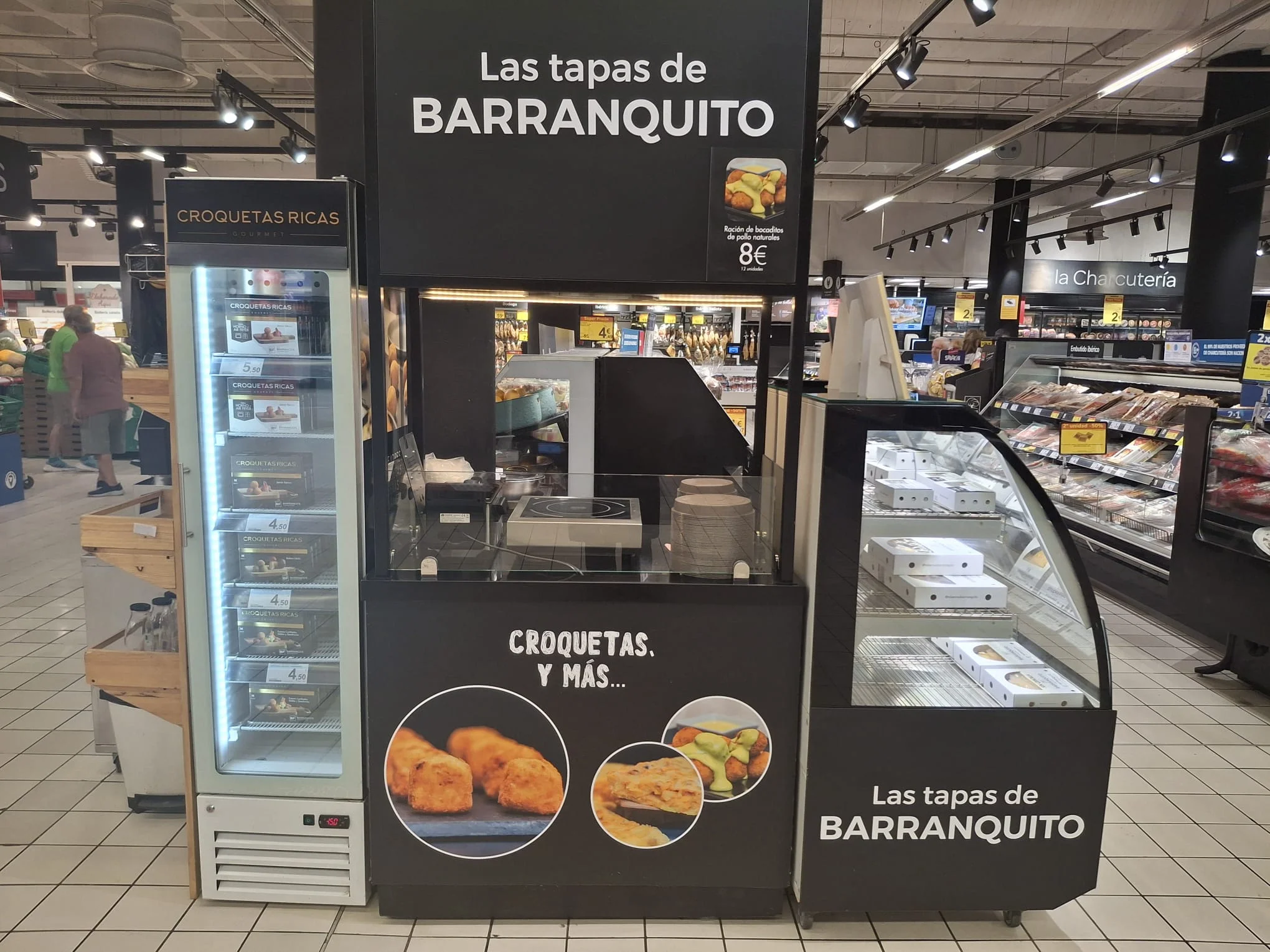 Mostrador de Barranquito en Carrefour